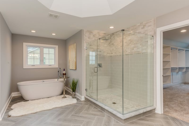 Luxury Shower with Frameless Glass